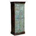 Painted Turquoise Bathroom Cabinet